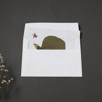 Turtle - Handmade Paper Greeting Card with Envelope