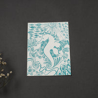 Sea - Handmade Paper Post Card