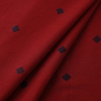 Red - Prewashed Cotton Jacquard Fabric 03