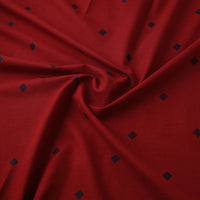 Red - Prewashed Cotton Jacquard Fabric 03