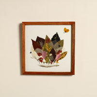 Tree Collage - Flower Art Work Wooden Wall Frame (8 x 8 in)