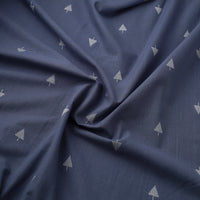 Blue - Prewashed Cotton Jacquard Fabric 05