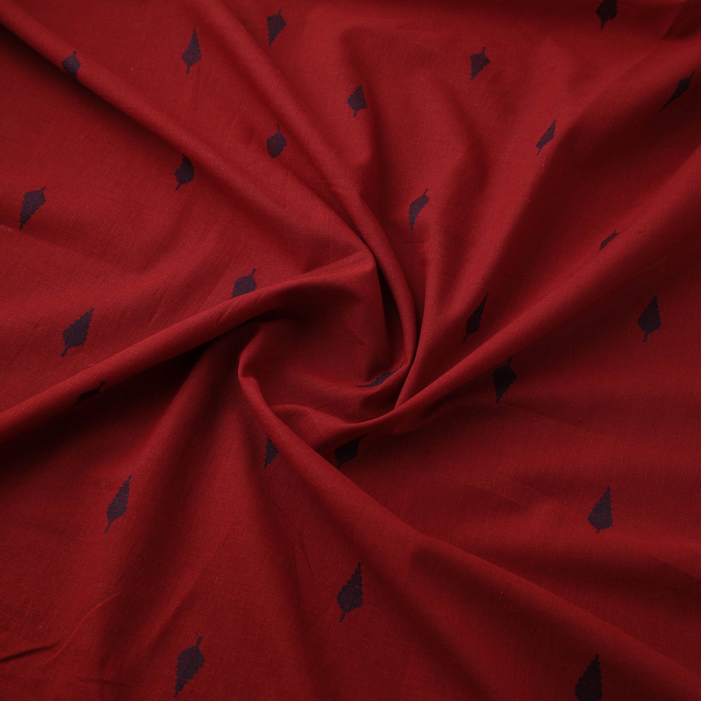 Red - Prewashed Cotton Jacquard Fabric 06