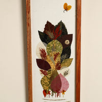 Tree Collage - Flower Art Work Wooden Wall Frame (15 x 6 in)