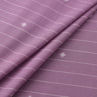 Purple - Prewashed Cotton Jacquard Fabric 08