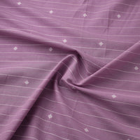 Purple - Prewashed Cotton Jacquard Fabric 08