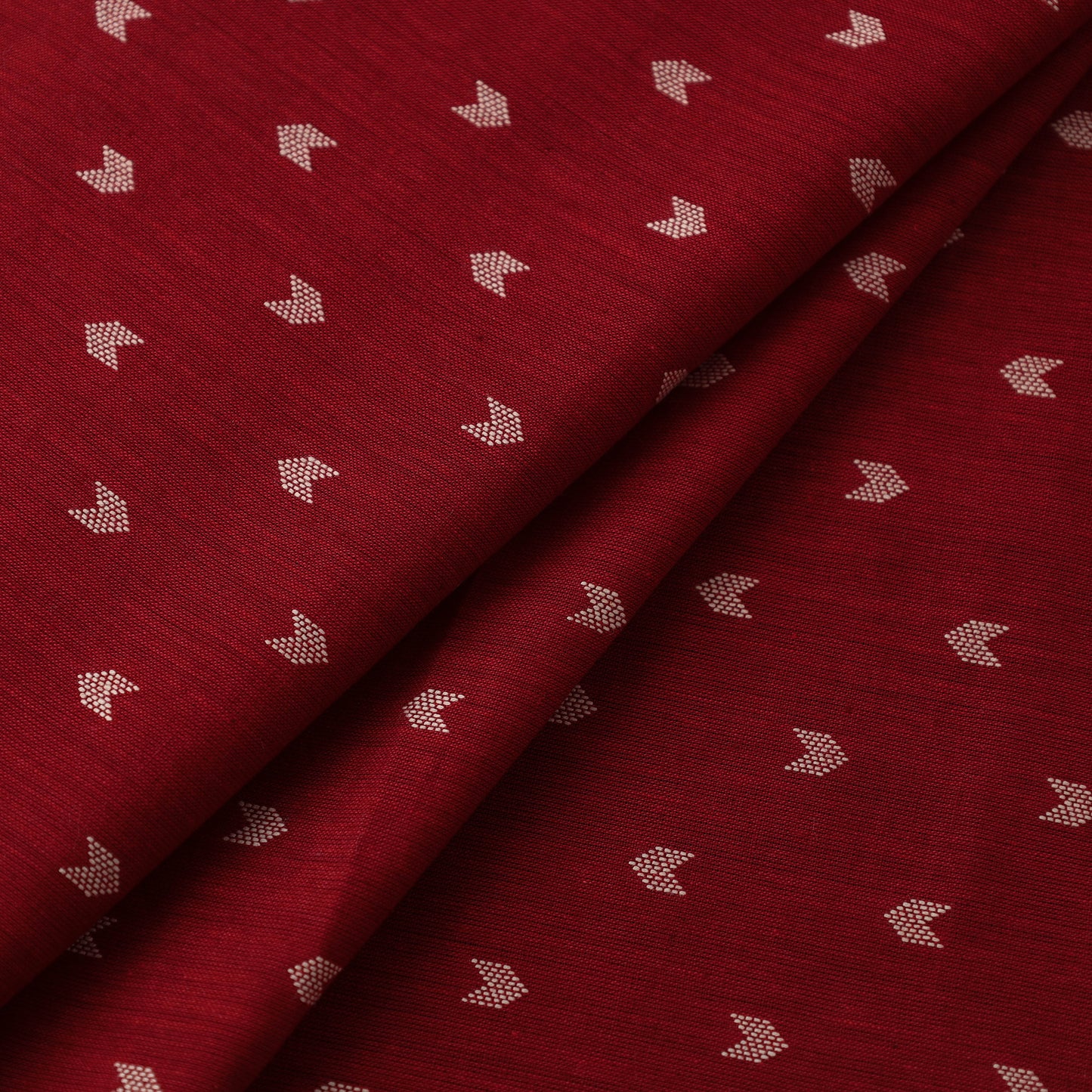 Red - Prewashed Cotton Jacquard Fabric 10