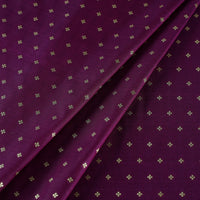 Purple - Cutwork Zari Buti Banarasi Silk Fabric 03