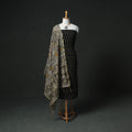 Pochampally Ikat Handloom Sico Unstitched Dress Material: Kurta & Dupatta with Jewellery 24