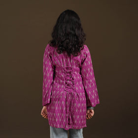 Pochampally Ikat Cotton Short Kurta for Women 62
