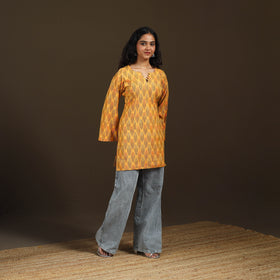 Pochampally Ikat Cotton Short Kurta for Women 61