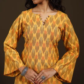 Pochampally Ikat Cotton Short Kurta for Women 61