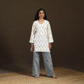 Pochampally Ikat Cotton Short Kurta for Women 58