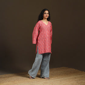 Pochampally Ikat Cotton Short Kurta for Women 56