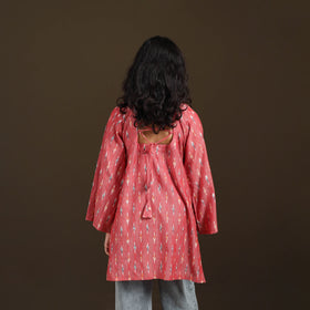 Pochampally Ikat Cotton Short Kurta for Women 56