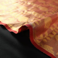 Red - Tissue Zari Jaal Cutwork Banarasi Silk Fabric 13