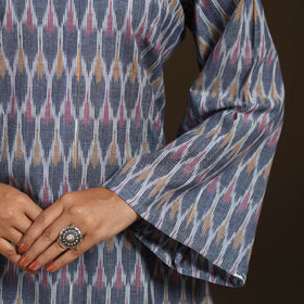 Pochampally Ikat Cotton Short Kurta for Women 50