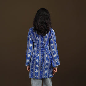 Pochampally Ikat Cotton Short Kurta for Women 49