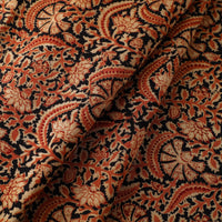 Multicolor - Block Print Cotton Pedana Kalamkari Fabric 24