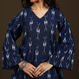 Pochampally Ikat Cotton Short Kurta for Women 57