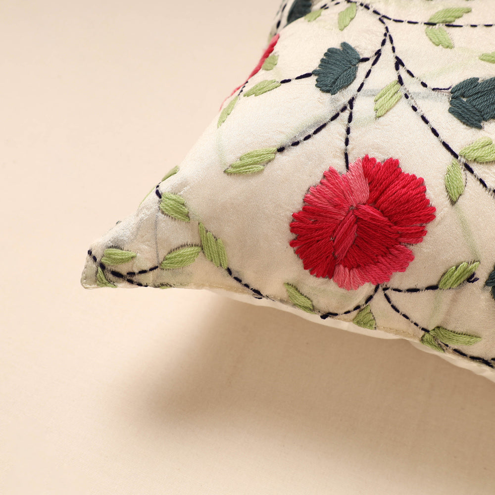 Phulkari Embroidery Cushion Cover