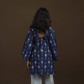 Pochampally Ikat Cotton Short Kurta for Women 57