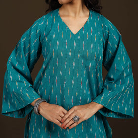 Pochampally Ikat Cotton Short Kurta for Women 55