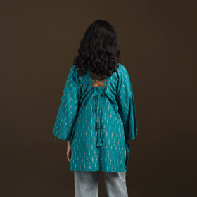 Pochampally Ikat Cotton Short Kurta for Women 55
