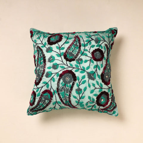 Phulkari Embroidery Cushion Cover