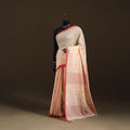 Phulia Jamdani Pure Handloom Cotton Saree with Tassels (Count 84/40) 03