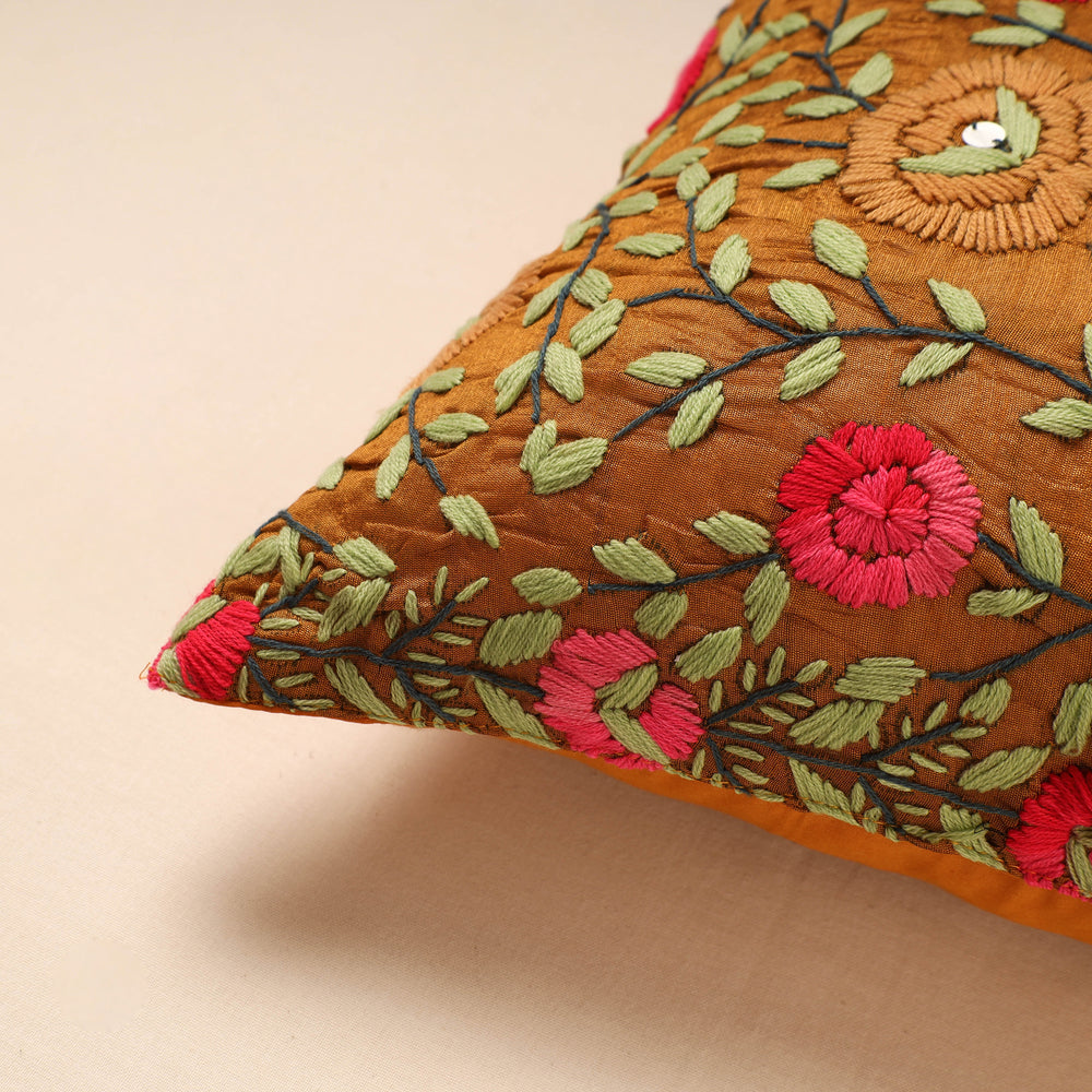 Phulkari Cushion Cover 