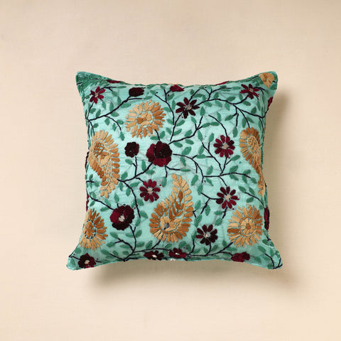 Phulkari Embroidery Cushion Cover