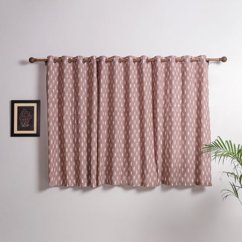 Pochampally Ikat Window Curtain (5 x 3 Feet) (Single Piece) 02