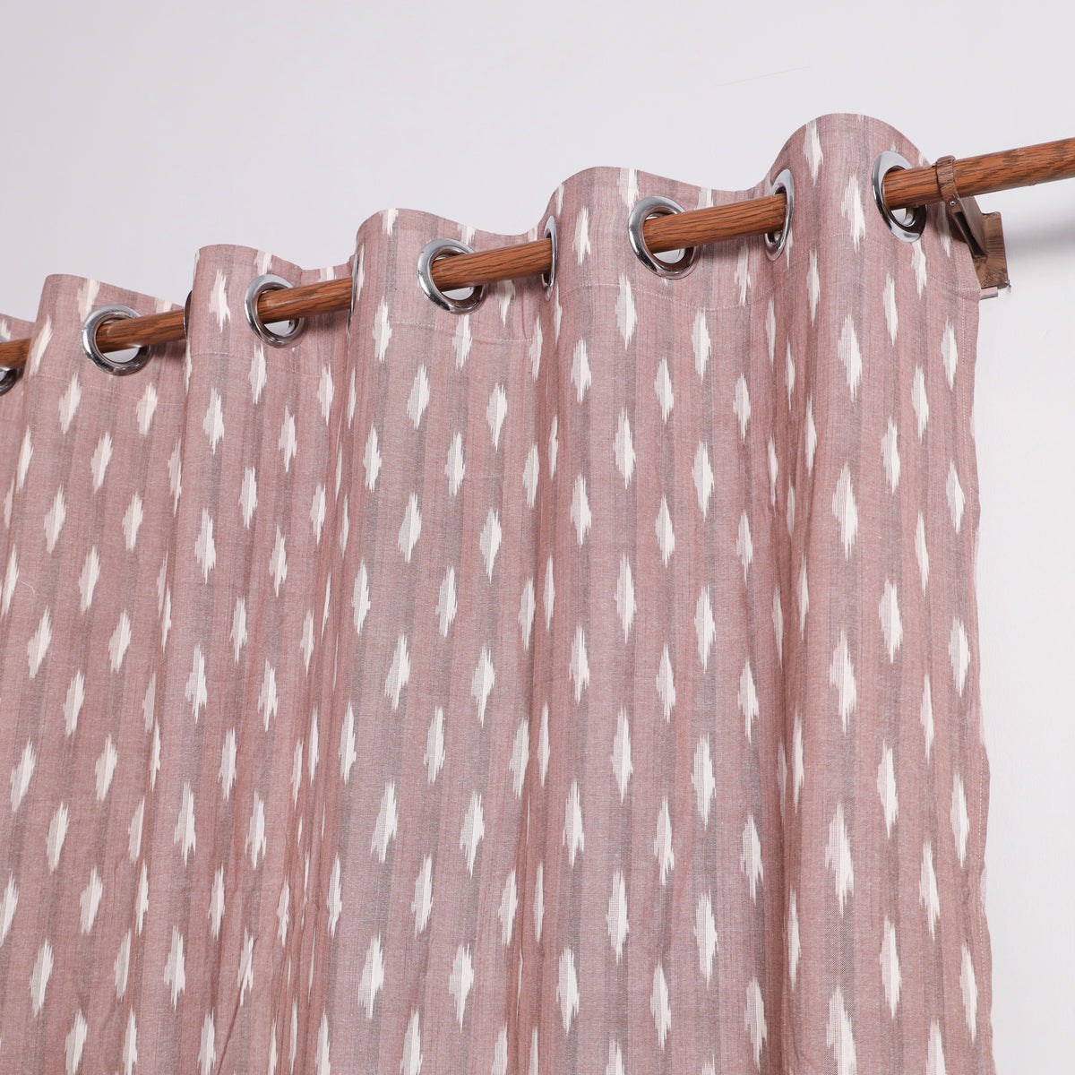 Pochampally Ikat Window Curtain (5 x 3 Feet) (Single Piece) 02