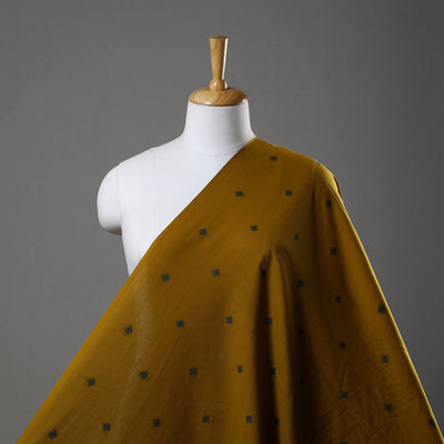 Yellow - Prewashed Cotton Jacquard Fabric 02