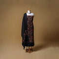 Woolen Full Embroidered Unstitched Dress Material: Kurta, Bottom & Dupatta 14