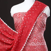 Bandhani kurta Material