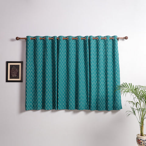 Pochampally Ikat Window Curtain (5 x 3 Feet) (Single Piece) 05