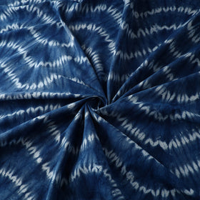  Blue Tie & Dye Pure Cotton Shibori Fabric 