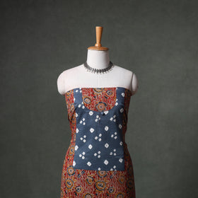 Patchwork Kalamkari Block Print Cotton Unstitched Kurta Material (2.5m) 01