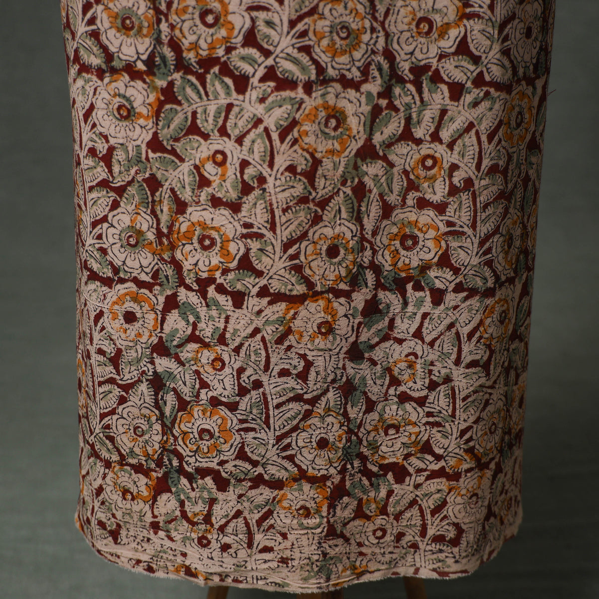Patchwork Kalamkari Block Print Cotton Unstitched Kurta Material (2.5m) 03