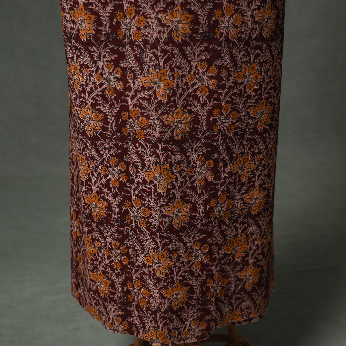 Patchwork Kalamkari Block Print Cotton Unstitched Kurta Material (2.5m) 05