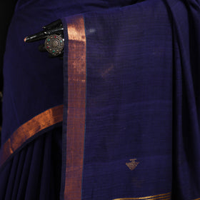 Phulia Jamdani Pure Handloom Cotton Saree with Tassels (Count 84/40) 13