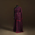 Phulia Jamdani Pure Handloom Cotton Saree with Tassels (Count 92/40) 15
