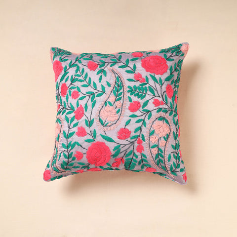 Phulkari Embroidery Cushion Cover