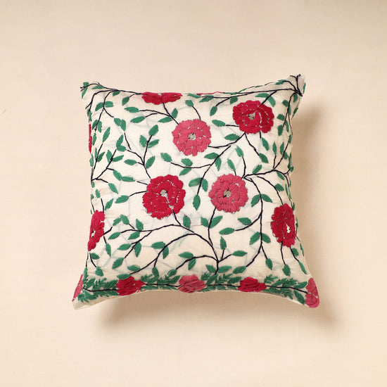 Phulkari Embroidery Cushion Cover