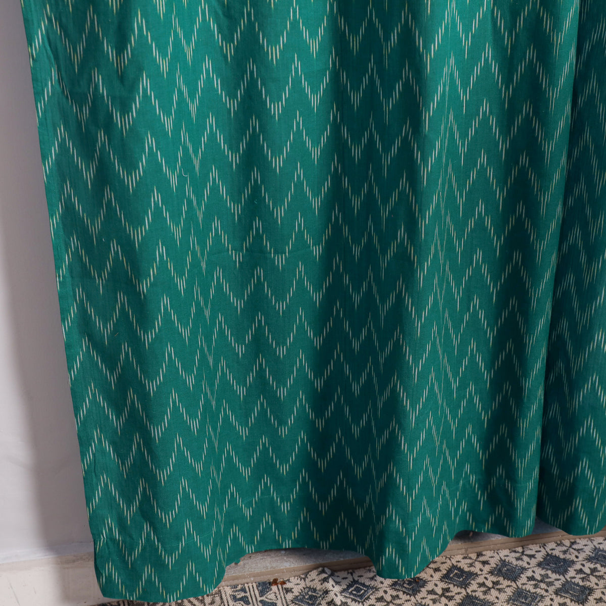 Pochampally Ikat Door Curtain (7 x 3 Feet) (Single Piece) 09