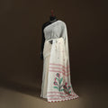 Phulia Jamdani Pure Handloom Cotton Saree with Tassels (Count 92/84) 18