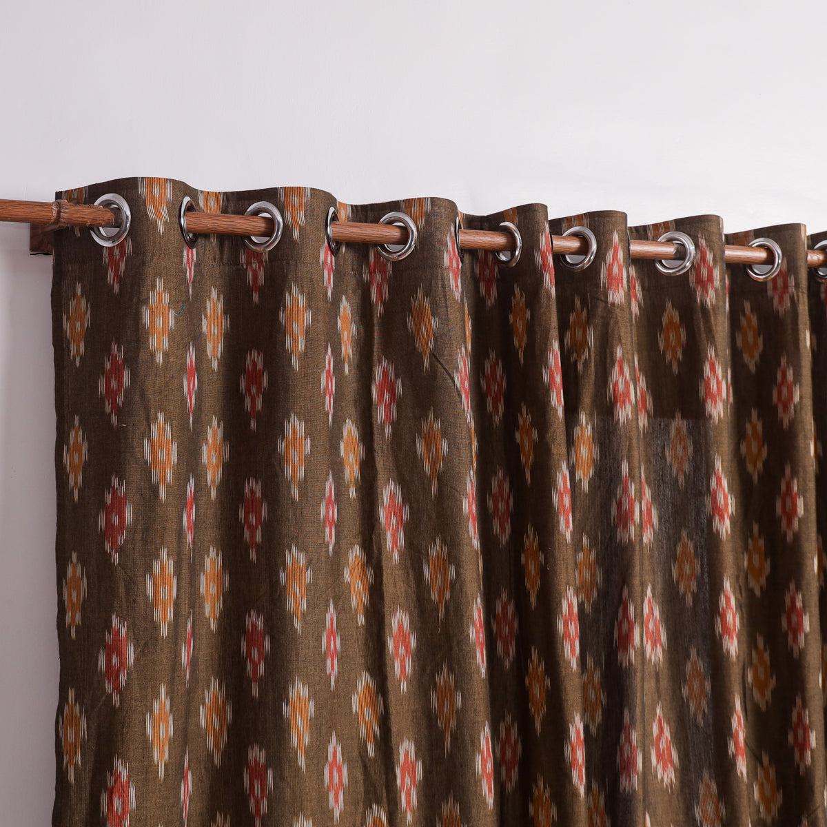 Pochampally Ikat Door Curtain (7 x 3 Feet) (Single Piece) 11