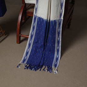 Pochampally Ikat Woven Cotton Unstitched Dress Material: Kurta, Bottom & Dupatta 01
